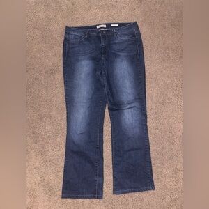 Vintage America. Blue Straight Leg Jeans. Size 14